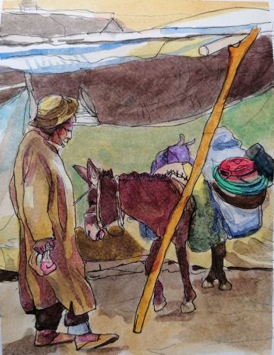Watercolour study Watercolour study